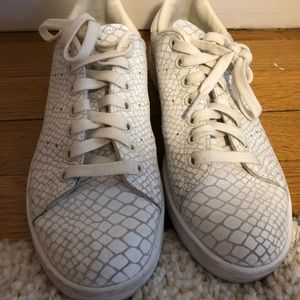 Adidas Stan Smith reptile snake print sneakers 7.5